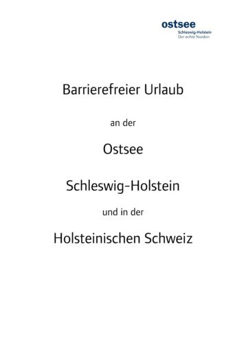 Barrierefreier Urlaub