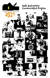 2021 40th Season Thomas Edison Film Festival Program