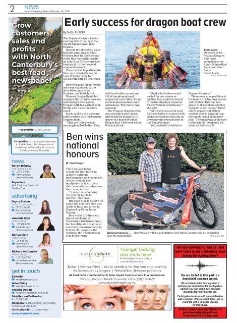 North Canterbury News: February 18, 2021