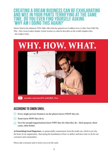 Something Good Mini Magazine - Issue 1 Feb 2021 - The Why. How. What. Guide To Your Something Good