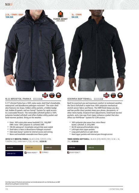 5.11 Tactical - Spring/Summer - EUR