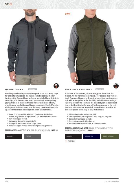 5.11 Tactical - Spring/Summer - EUR