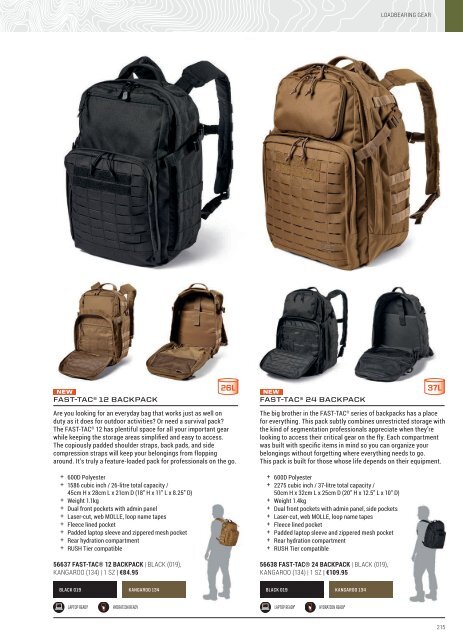 5.11 Tactical - Spring/Summer - EUR