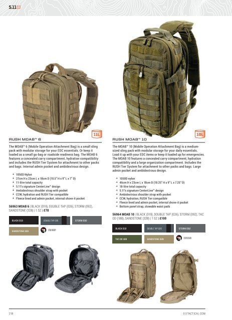 5.11 Tactical - Spring/Summer - GBP