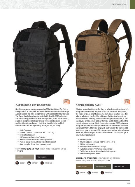 5.11 Tactical - Spring/Summer - GBP