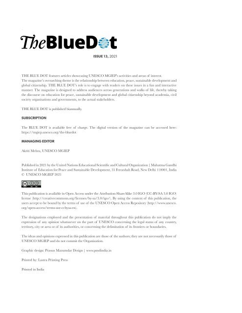 The Blue DOT Issue 13