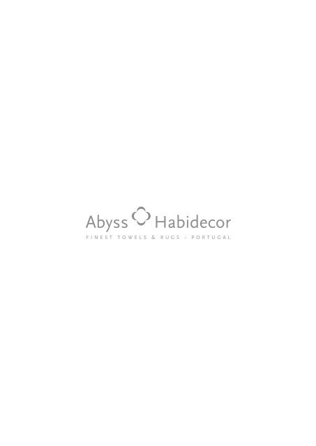Abyss & Habidecor catalogue 2019 