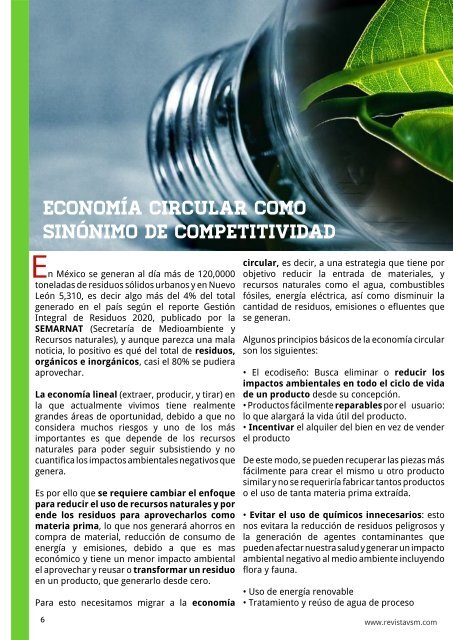 Edición 14. Febrero 2021. Revista Verde & Segura Manufactura