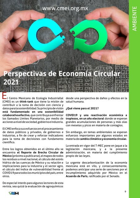 Edición 14. Febrero 2021. Revista Verde & Segura Manufactura