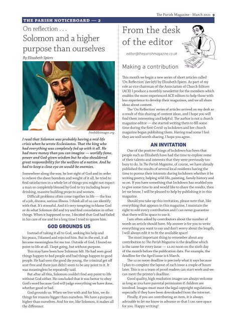 The Parish Magazine March 2021