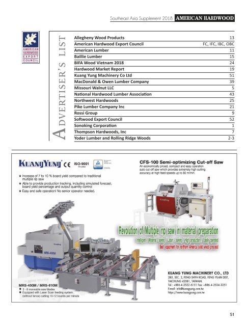 American Hardwood Supplement 2018