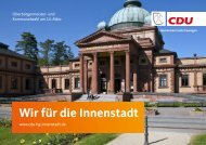 Innenstadt Kommunalwahl 2021