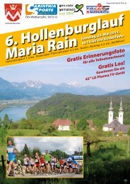 6. Hollenburglauf Maria Rain - Carinthia Sports