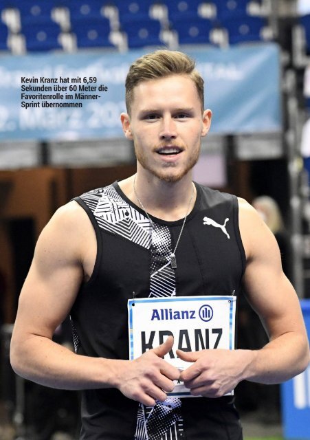 Das Programm zu den 68. Deutschen Leichtathletik-Hallenmeisterschaften in Dortmund