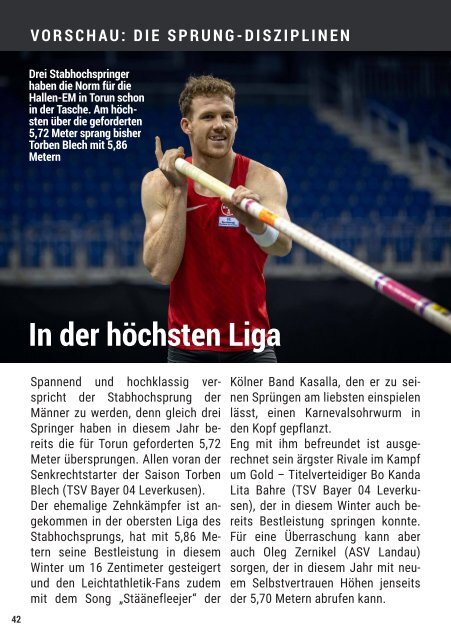Das Programm zu den 68. Deutschen Leichtathletik-Hallenmeisterschaften in Dortmund