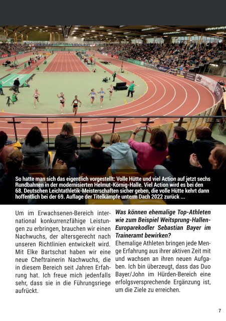 Das Programm zu den 68. Deutschen Leichtathletik-Hallenmeisterschaften in Dortmund