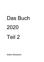 Das Buch 2020 -Teil 2