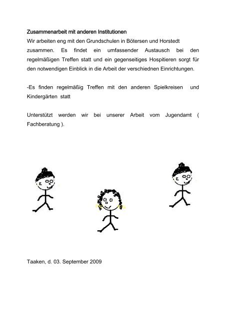 Infoschrift Kinderspielkreis Waldmäuse