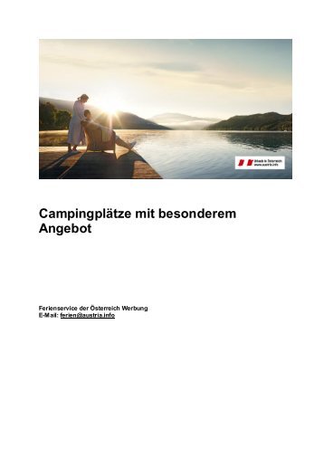 Campingplätze mit besonderem Angebot