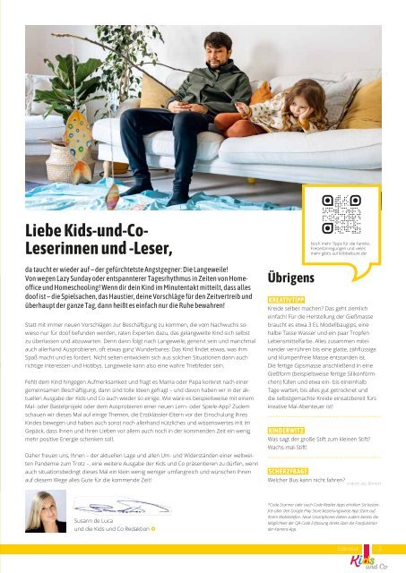 Kids und Co Ostthüringen, Ausgabe Februar 2021