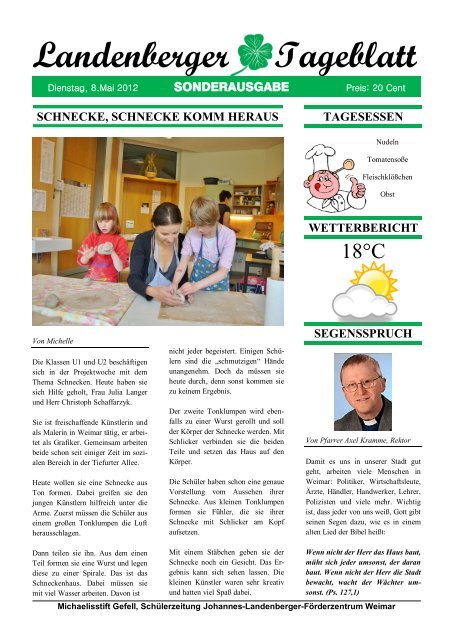 Landenberger Tageblatt - Johannes-Landenberger-Schule