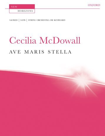 Cecilia McDowall Ave Maris Stella 