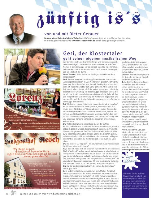 wasistlos badfüssing-magazin - Bad Füssing erleben - Badfuessing ...