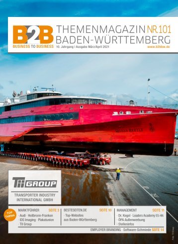 TRANSPORTER INDUSTRY INTERNATIONAL GMBH| B2B Themenmagazin NR 101