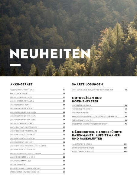 STIHL Katalog 2021