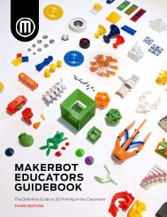 MakerBot Educators Guidebook 3rd Edition