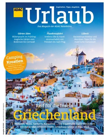 ADAC Urlaub Magazin, März-Ausgabe 2021, Nordrhein