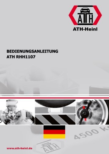 ATH-Heinl Bedienungsanleitung Radheber RHH1107