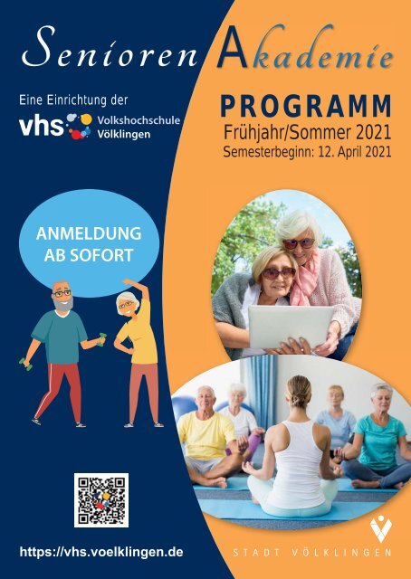 Programm der Seniorenakademie Frühjahr/Sommer 2021