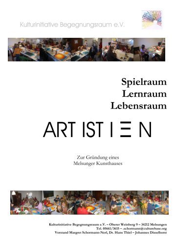 Spielraum Lernraum Lebensraum - Kulturinitiative ...