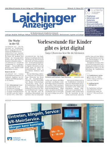 Laichinger Anzeiger 24.02.2021