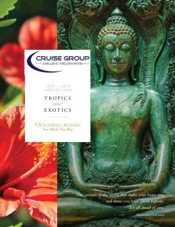 CRUISE GROUP E-Magazin Tropen und Exoten 2022/2023 Oceania Cruises 