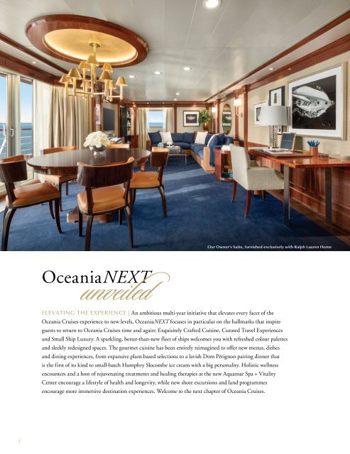 CRUISE GROUP E-Magazin Tropen und Exoten 2022/2023 Oceania Cruises 