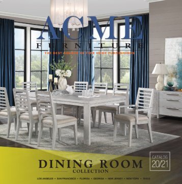 ACME 2020 Dining Room Catalog