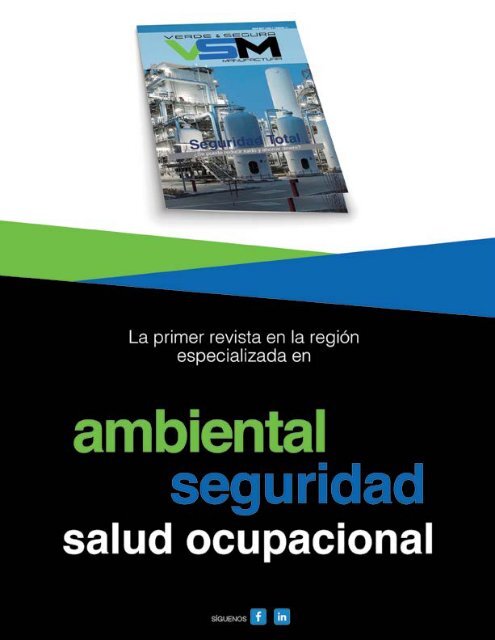 Edición 1. Abril 2017. Revista Verde & Segura Manufactura