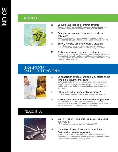 Edición 1. Abril 2017. Revista Verde & Segura Manufactura