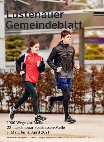 Lustenauer Gemeindeblatt Nr. 8 | Freitag 26. Februar 2021