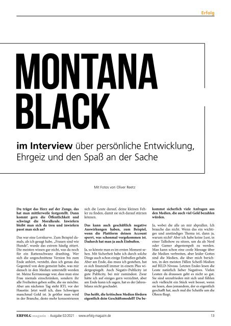 Erfolg Magazin, Ausgabe 02-21