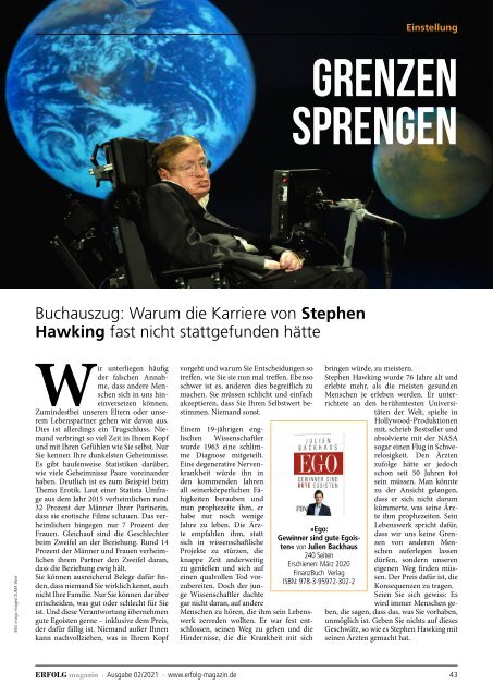 Erfolg Magazin, Ausgabe 02-21