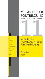 und Familienbildung - Erzbistum Köln