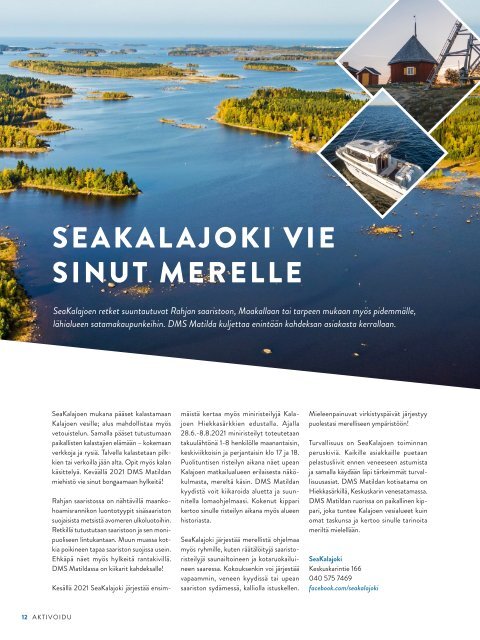 Valloita Kalajoki -matkailulehti 2021 FI