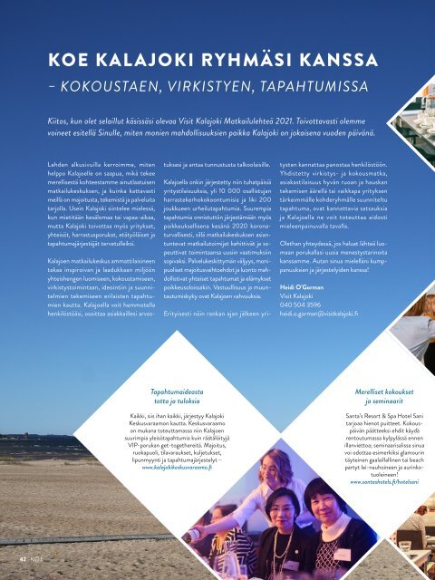 Valloita Kalajoki -matkailulehti 2021 FI