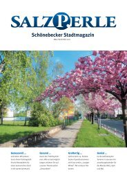 SALZPERLE - Stadtmagazin Schönebeck (Elbe) - Ausgabe 03-05/2021
