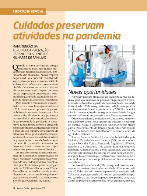 Revista C.Vale - Janeiro/Fevereiro de 2021