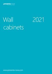 Wall cabinets Presenta Nova 2021