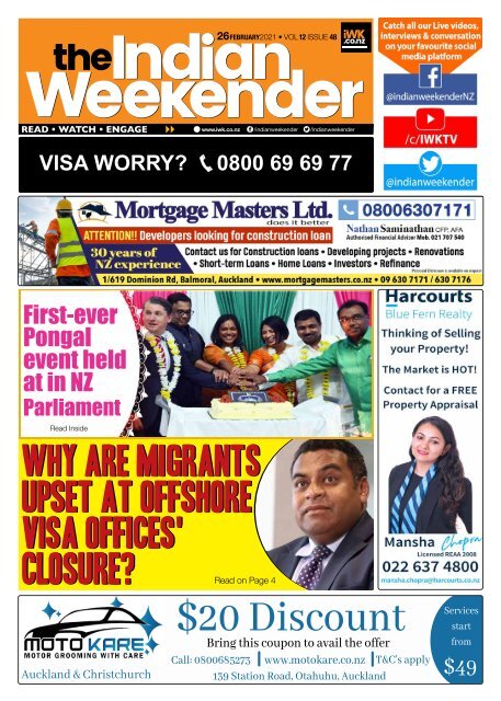 The Indian Weekender, 26 February 2021